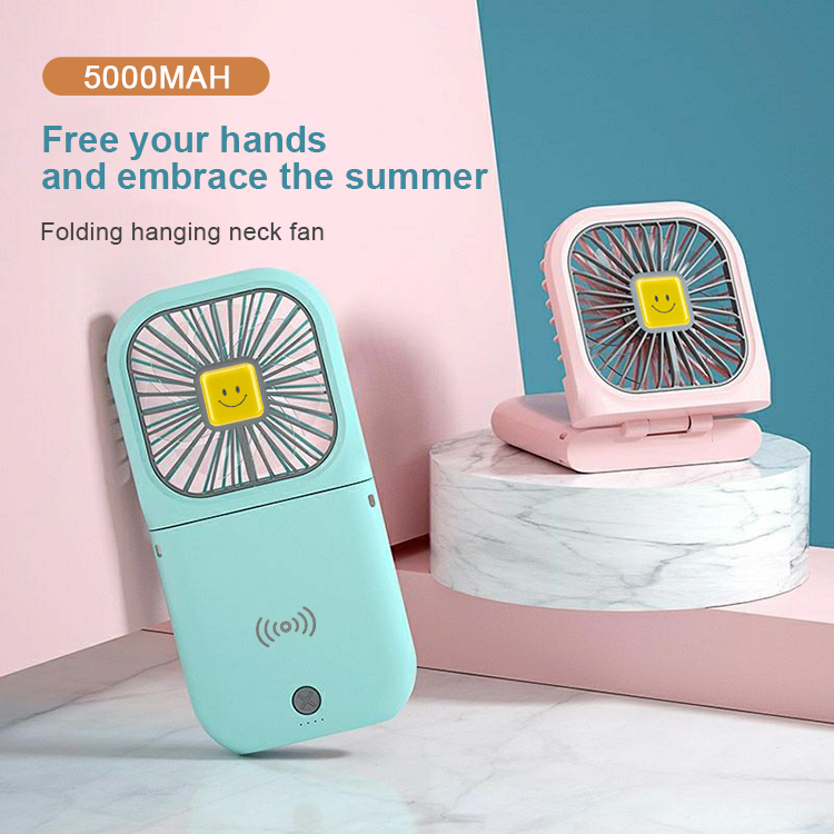 2020 New arrival cool 5000mAh Fan Power Bank LWS-6026